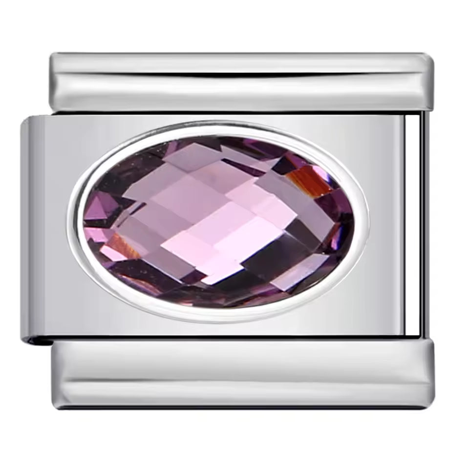 Purple Oval Gem