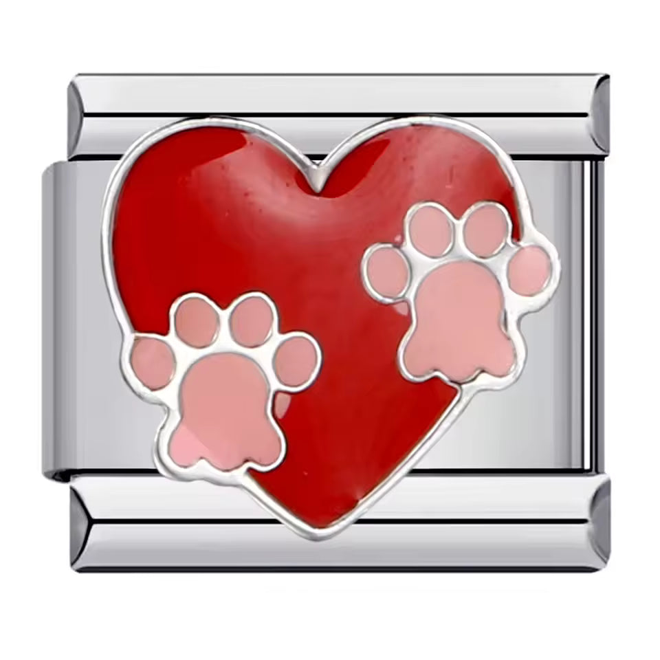 Red Heart Paw