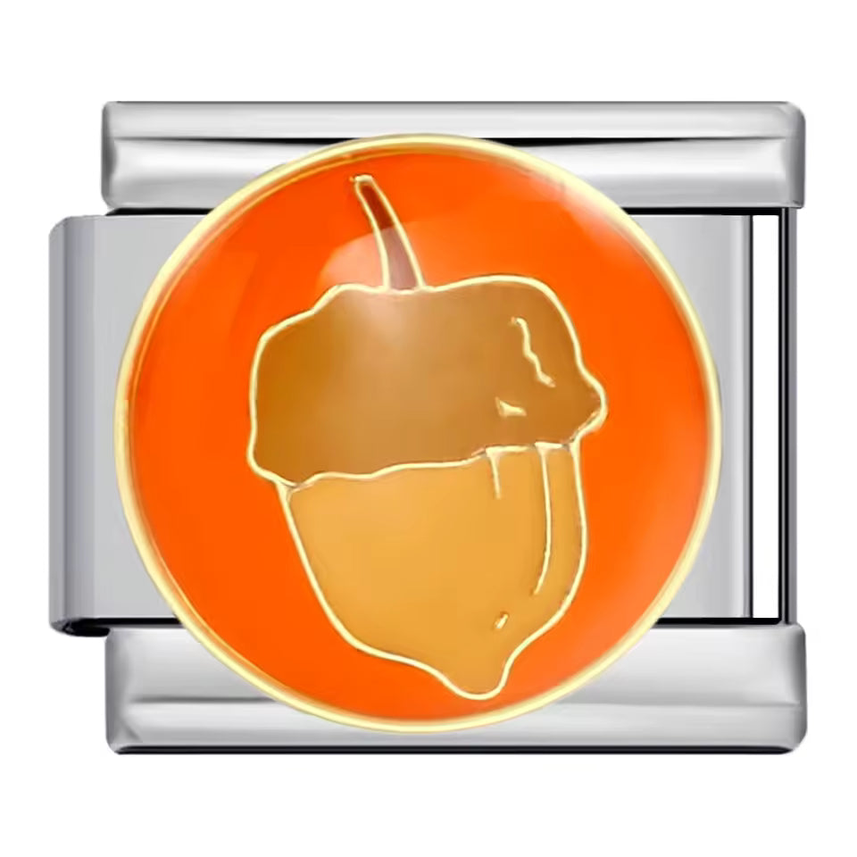 Acorn Italian charm 9mm