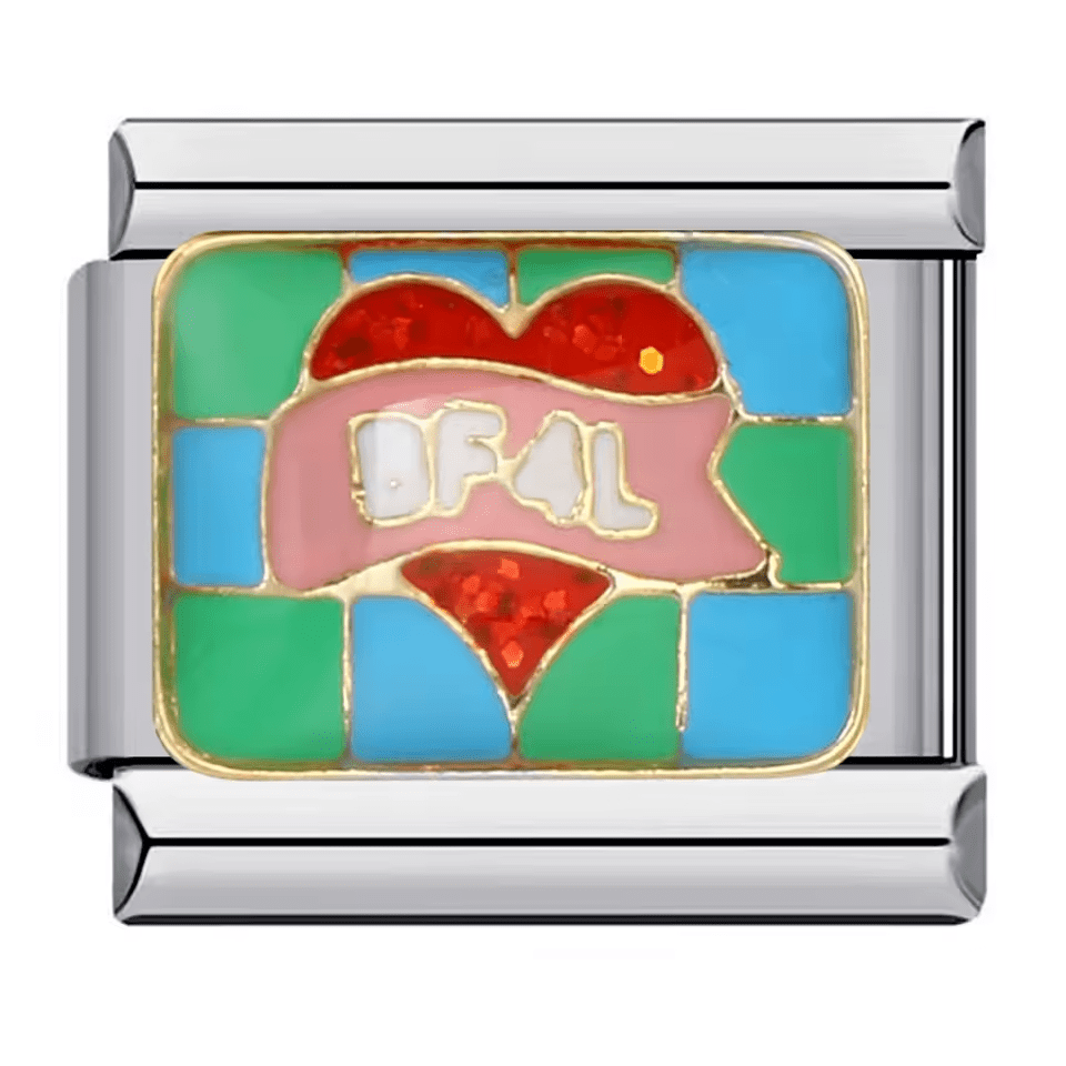 BF4L Italian charm 9mm heart friendship design