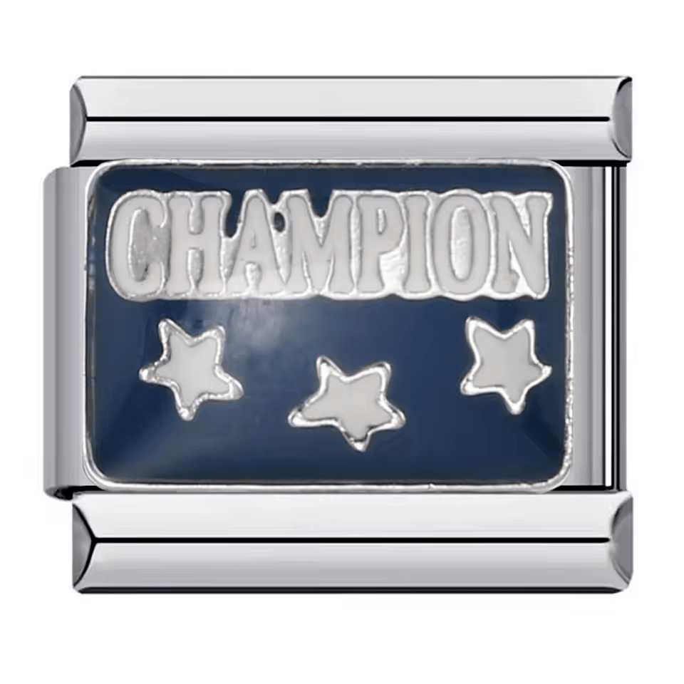 Champion Italian charm 9mm star design
