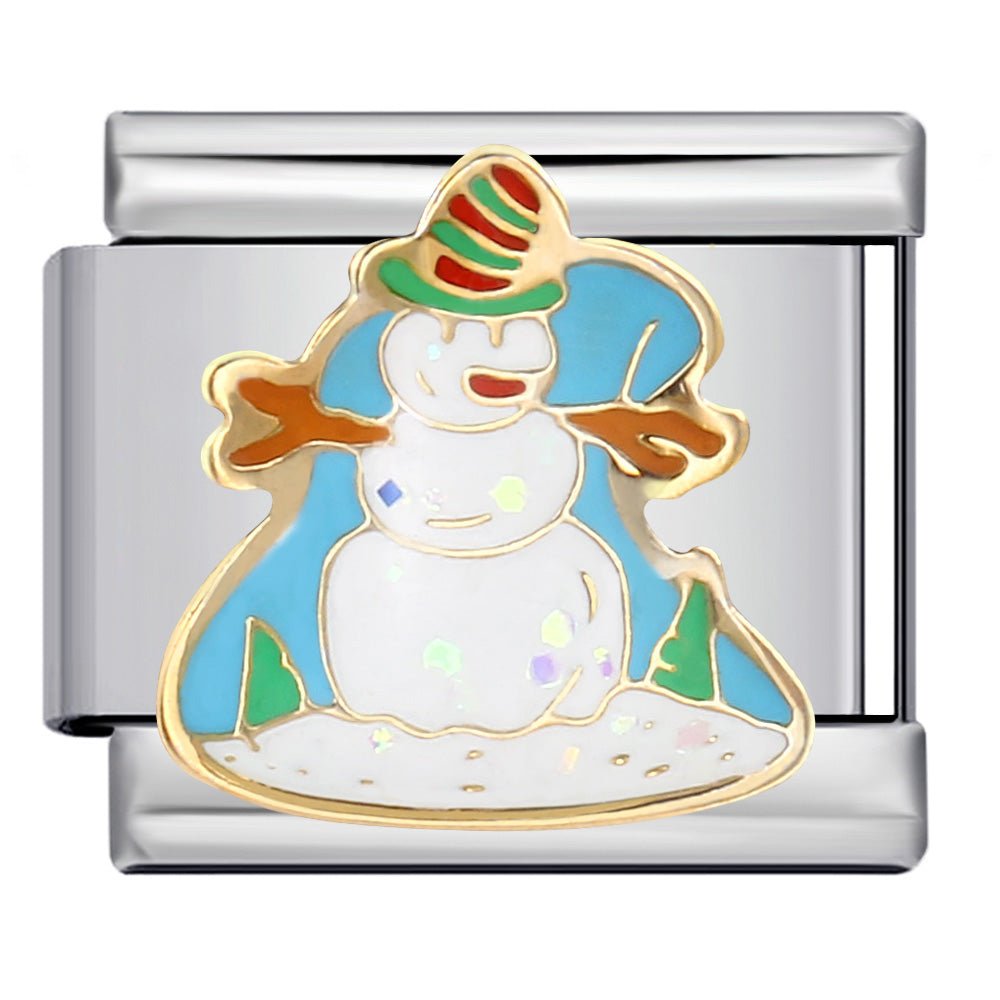 Frosty the Snowman Italian charm 9mm
