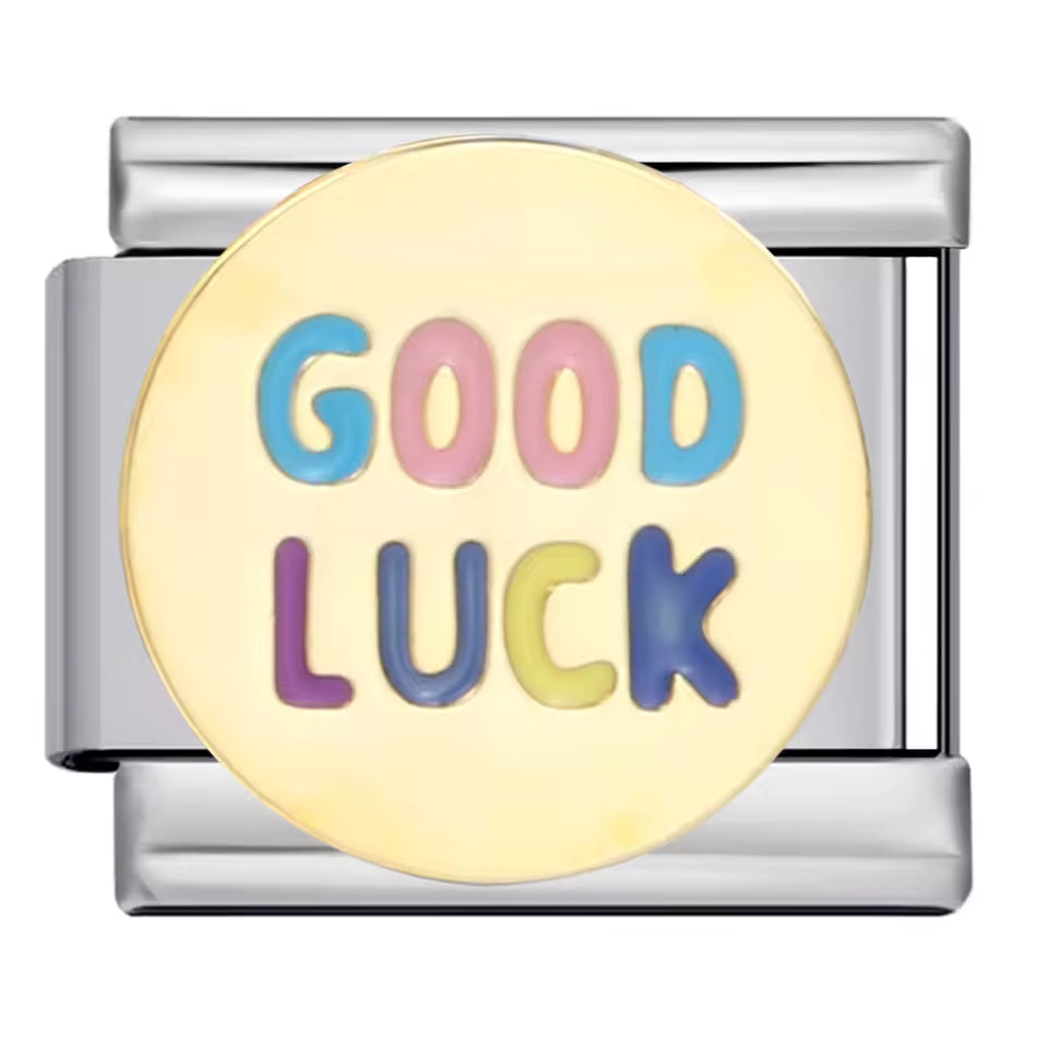 Good Luck Italian charm 9mm