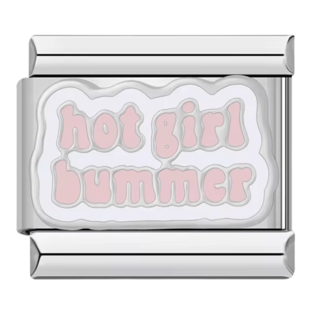Hot Girl Summer 9mm Italian charm by Charmette compatible with all Italian charm bracelets