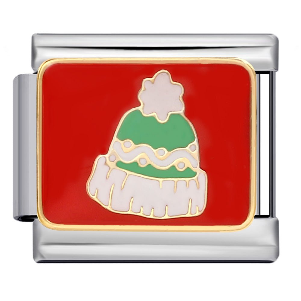 Knit hat Italian charm 9mm