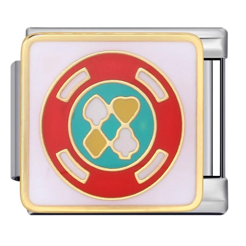 Poker chip Italian charm 9mm casino design
