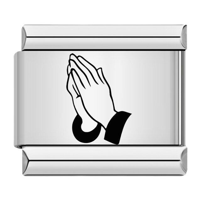 Praying hands Italian charm 9mm prayer charm for Italian charm bracelet