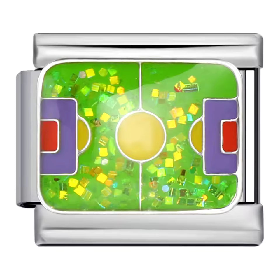 Soccer field Italian charm 9mm