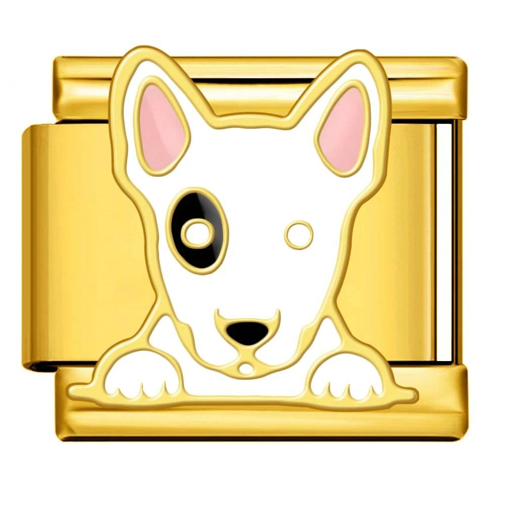 Bull Terrier - ā Italian Charm Bracelet by Charmette