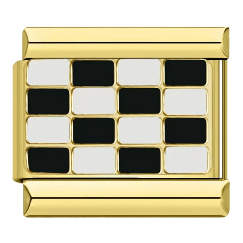 CHECKERED FLAG - – Italian Charm Bracelet by Charmette
