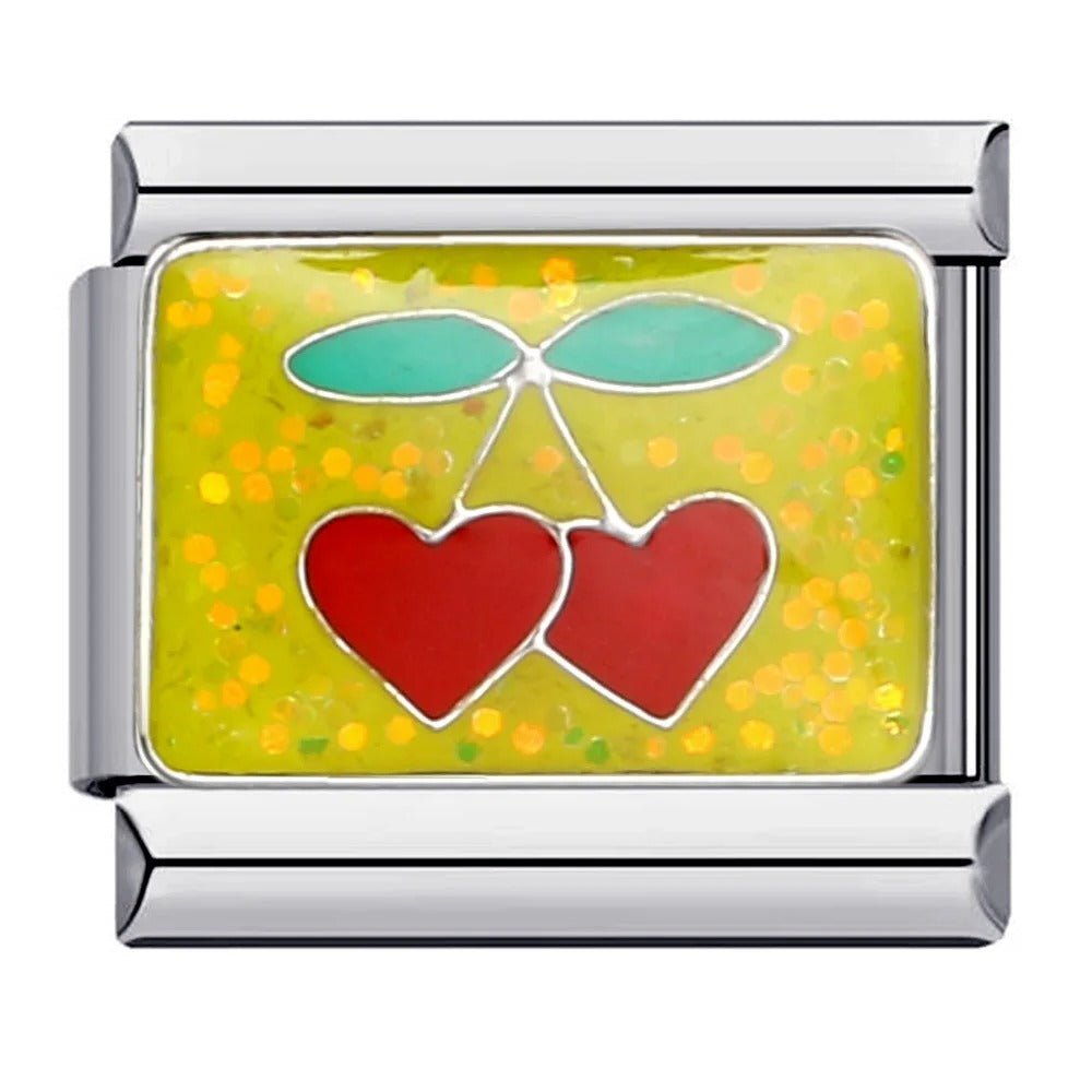 Cherry Hearts - – Italian Charm Bracelet by Charmette