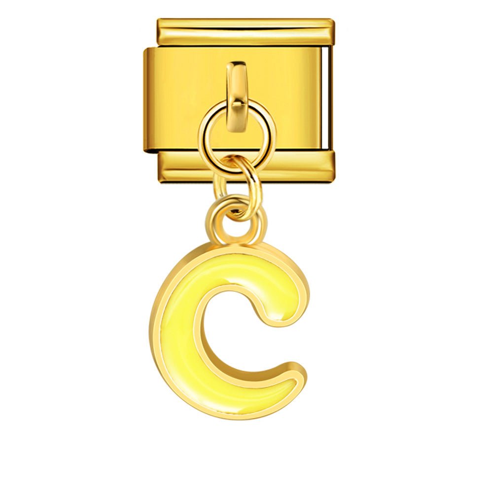 Dangling Letter (C) - ā Italian Charm Bracelet by Charmette