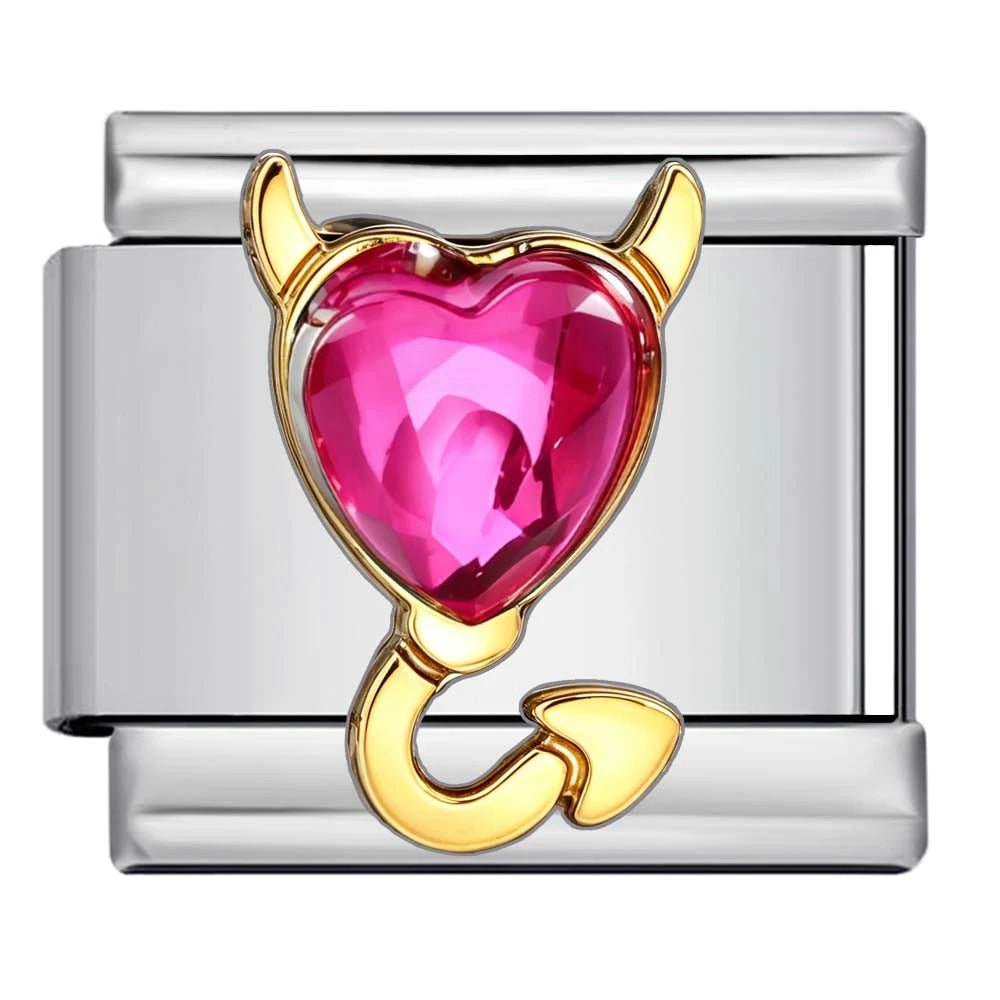 Devil Heart - โ Italian Charm Bracelet by Charmette