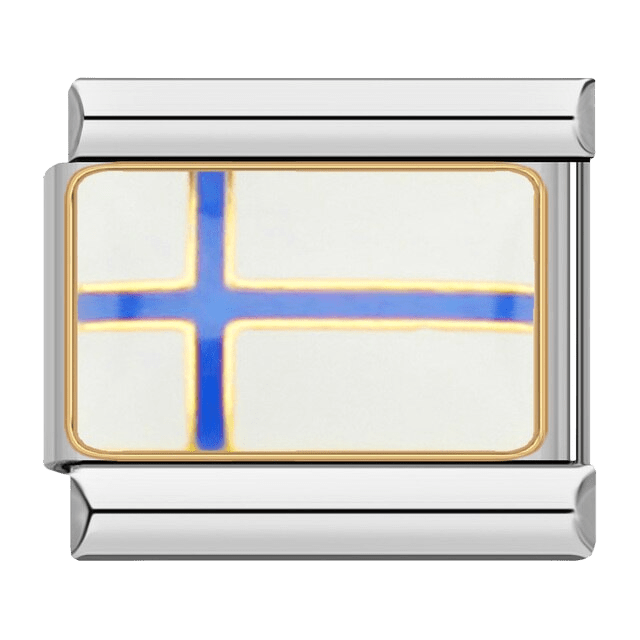 Flag (Finland) - – Italian Charm Bracelet by Charmette