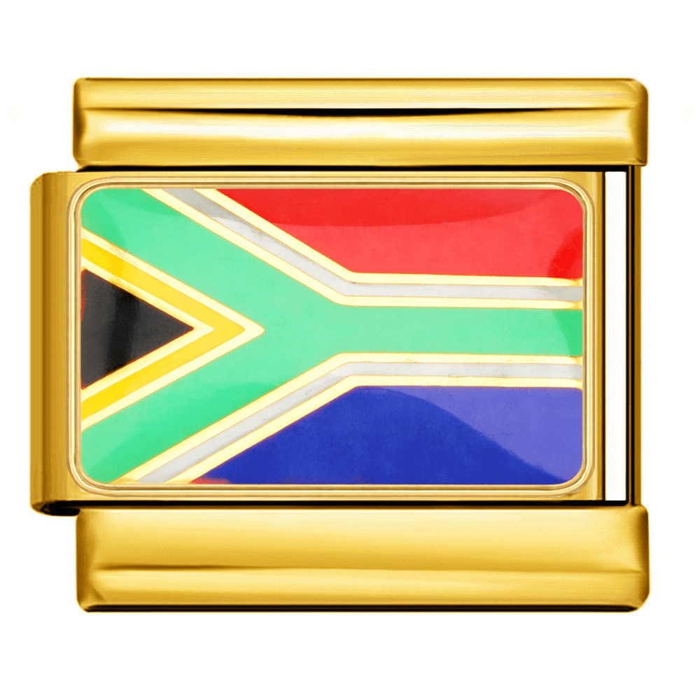 Flag (South Africa) - – Italian Charm Bracelet by Charmette