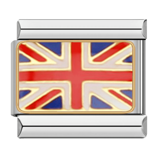 Flag (United Kingdom) - – Italian Charm Bracelet by Charmette