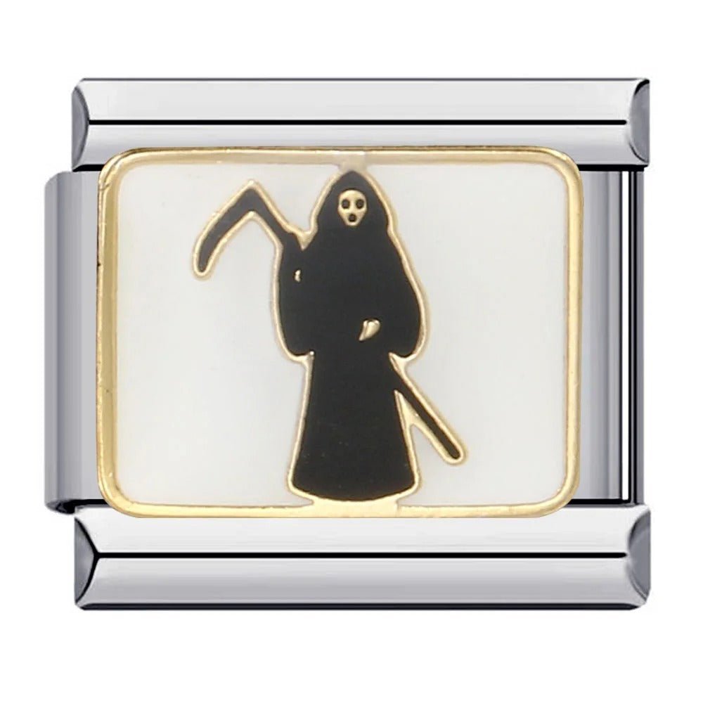 grim reaper Italian charm 9mm bracelet link