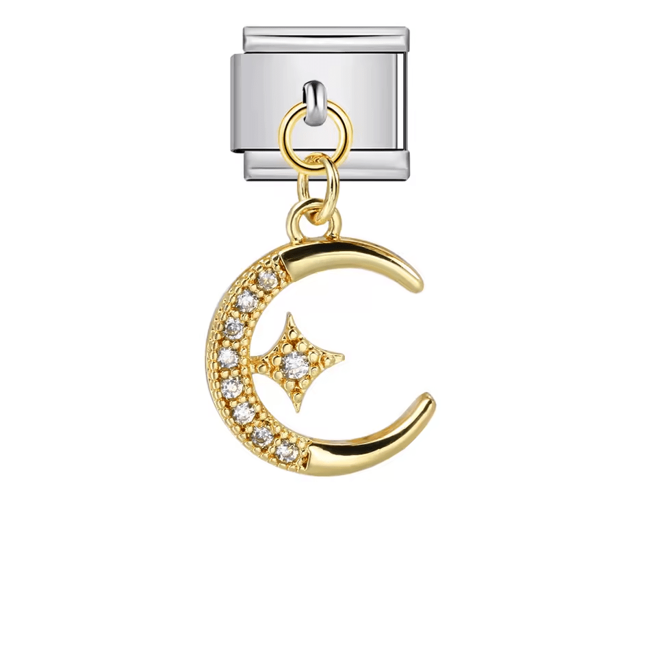 Hanging Moon - – Italian Charm Bracelet by Charmette