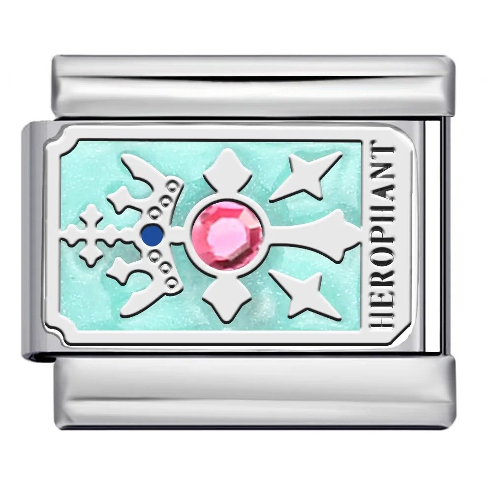 Hierophant Tarot - โ Italian Charm Bracelet by Charmette