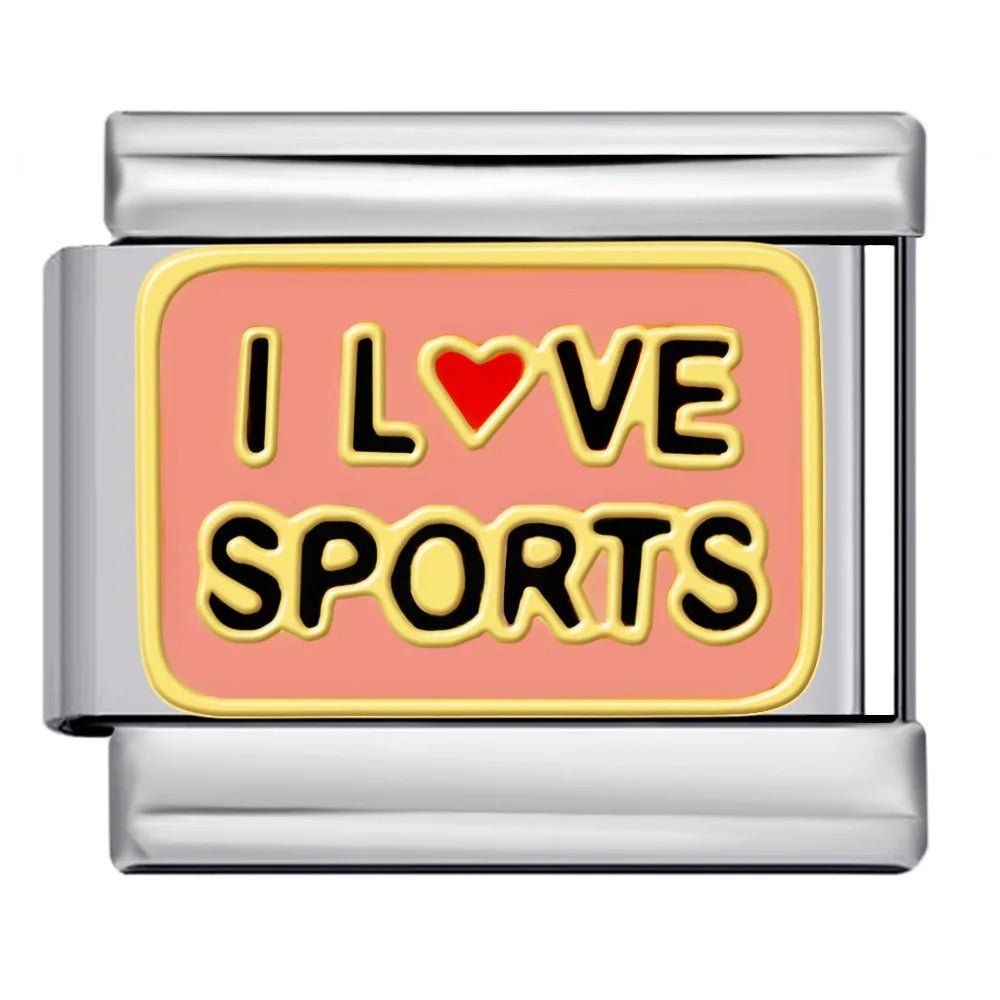 I <3 Sports - โ Italian Charm Bracelet by Charmette