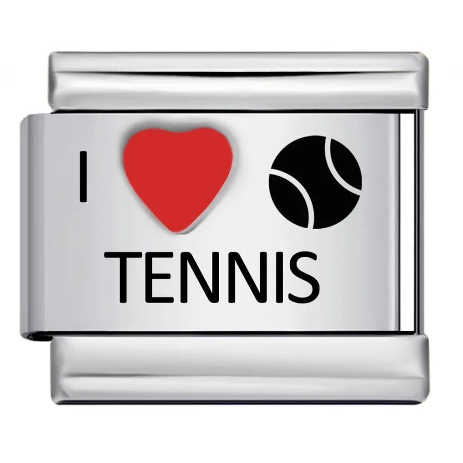 I <3 Tennis - โ Italian Charm Bracelet by Charmette