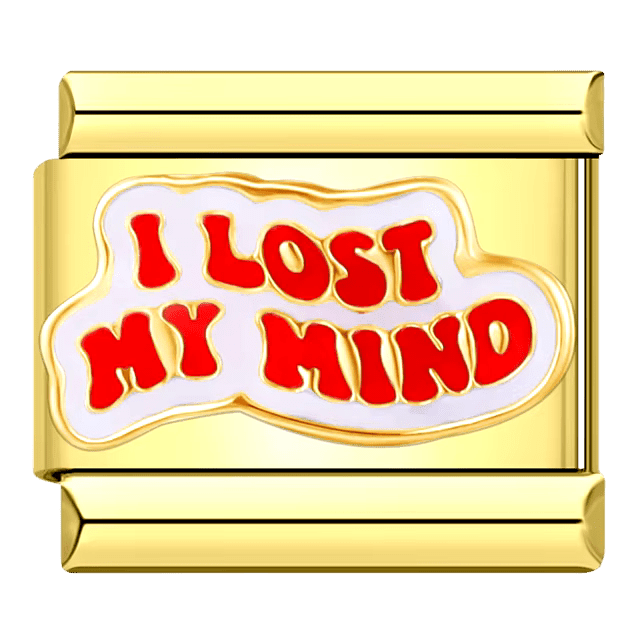 I lost my mind - β Italian Charm Bracelet by Charmette