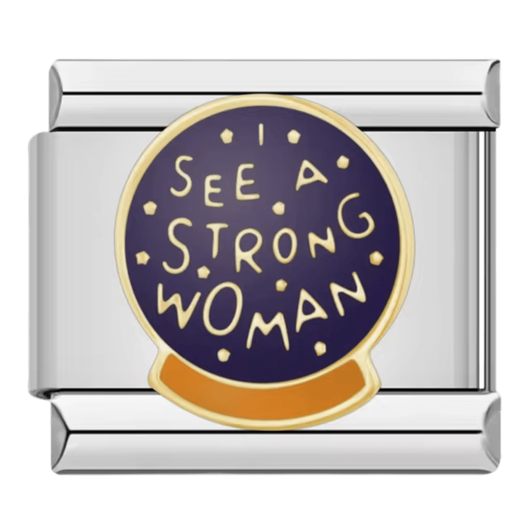 I See a Strong Woman - – Italian Charm Bracelet by Charmette