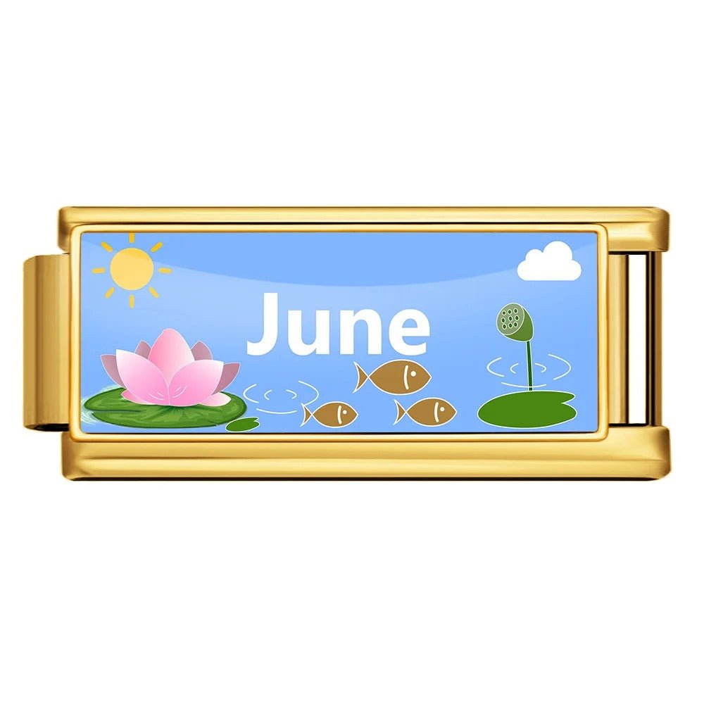 June - โ Italian Charm Bracelet by Charmette