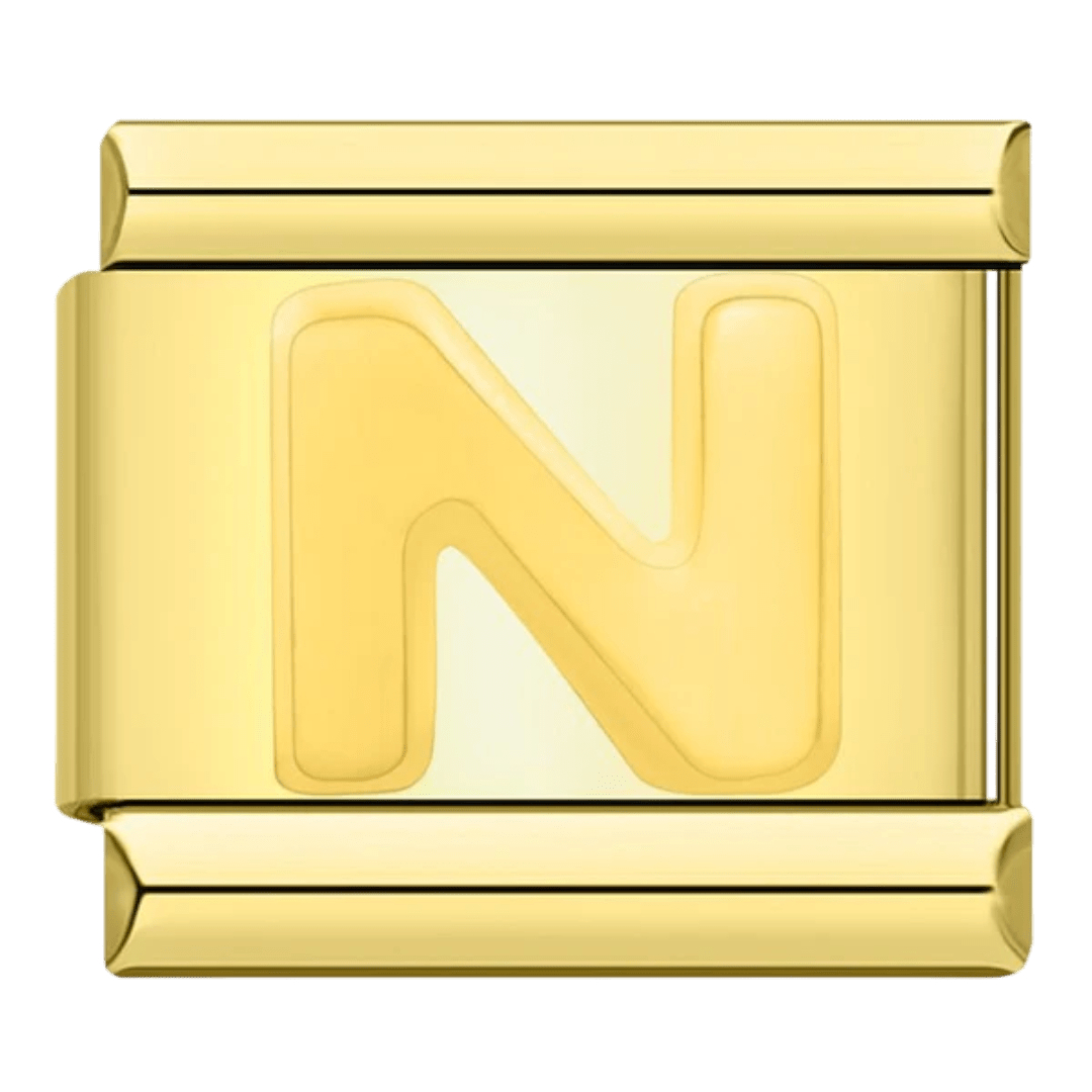 Letter (N) - – Italian Charm Bracelet by Charmette