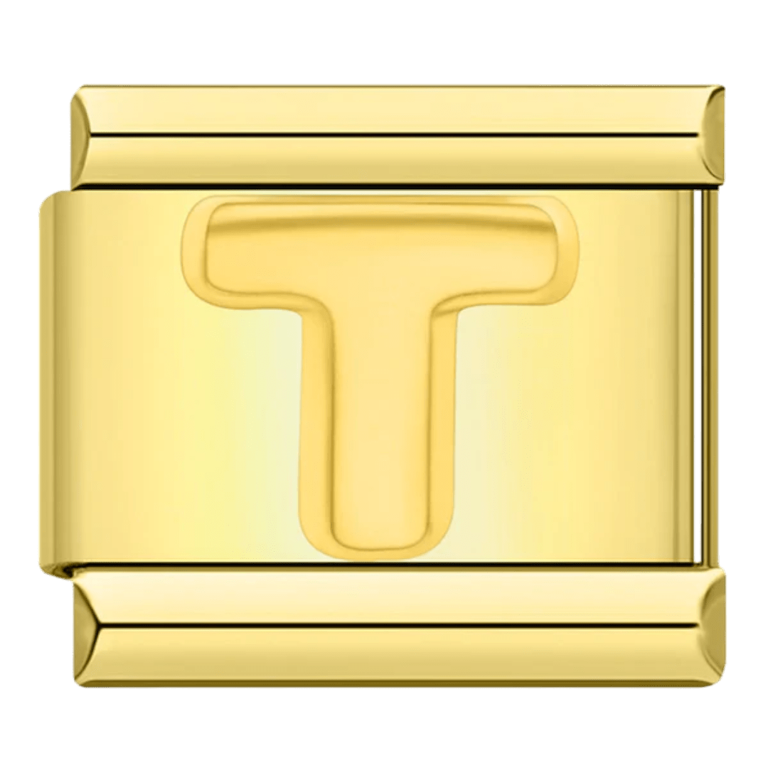 Letter (T) - – Italian Charm Bracelet by Charmette