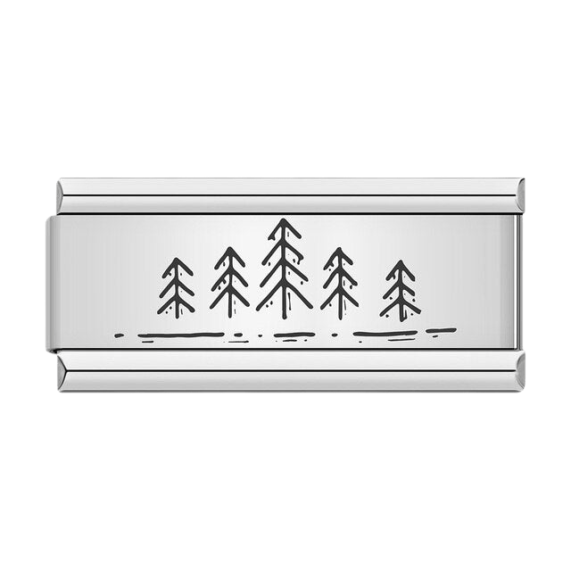 Pine Trees - – Italian Charm Bracelet by Charmette