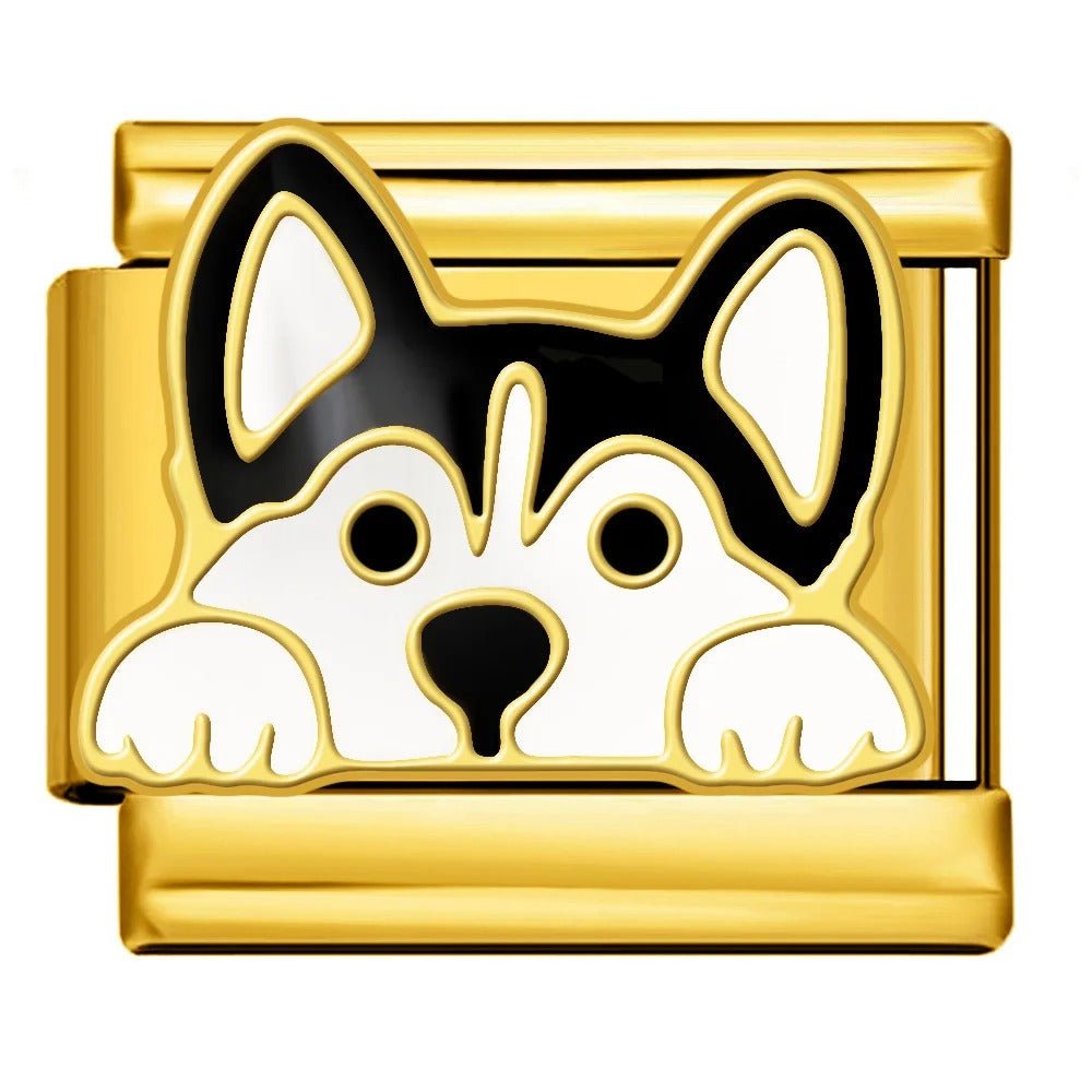 Schnauzer - ā Italian Charm Bracelet by Charmette