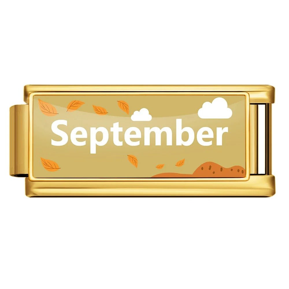 September - โ Italian Charm Bracelet by Charmette
