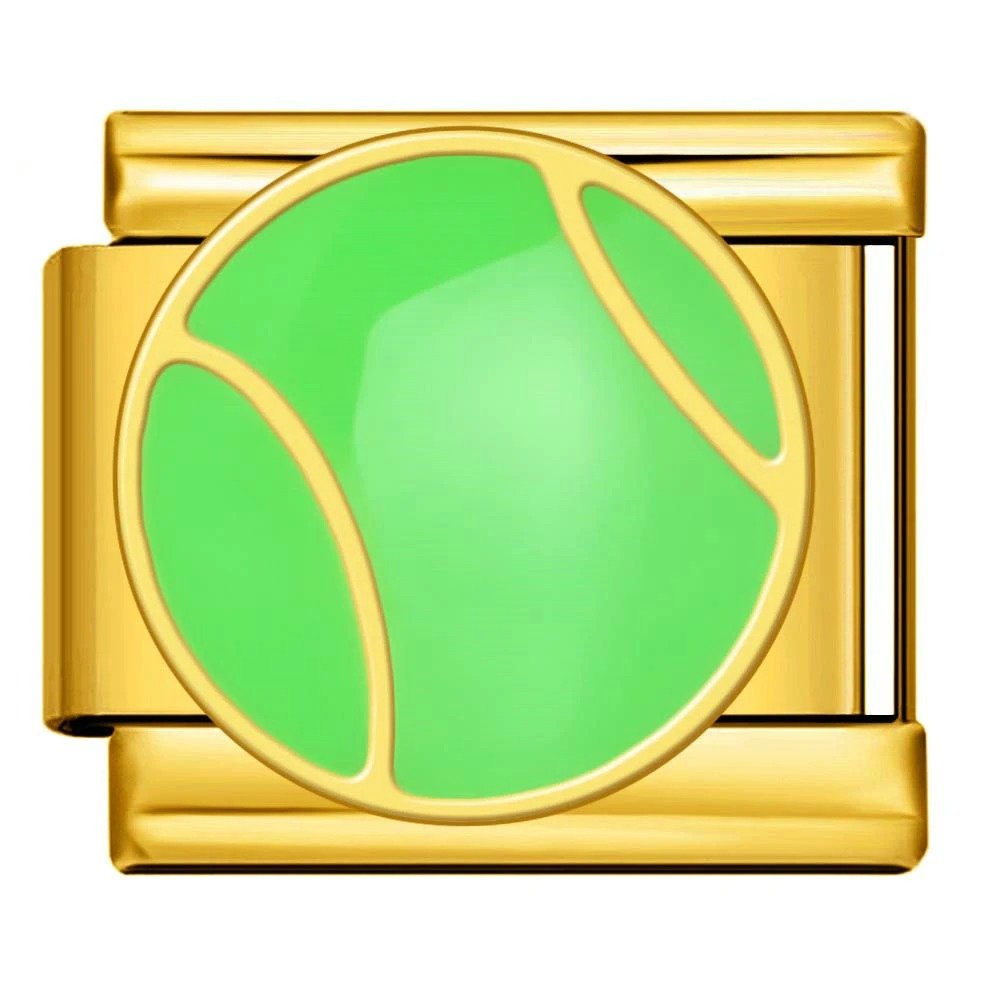 Tennis Ball - ā Italian Charm Bracelet by Charmette