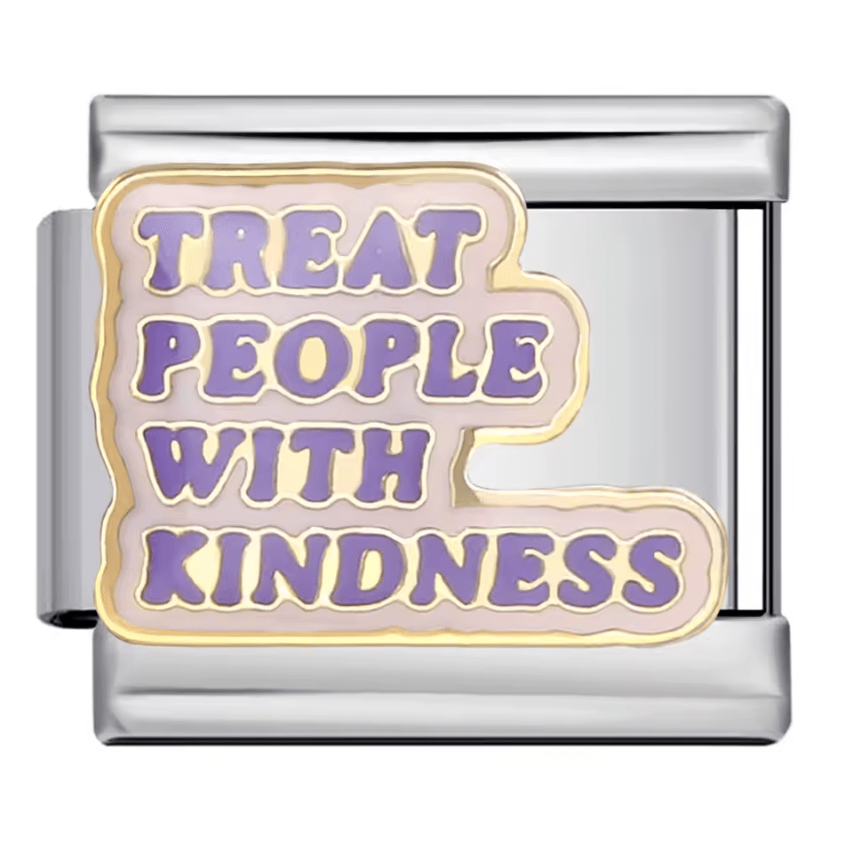 Treat People With Kindness - – Italian Charm Bracelet by Charmette