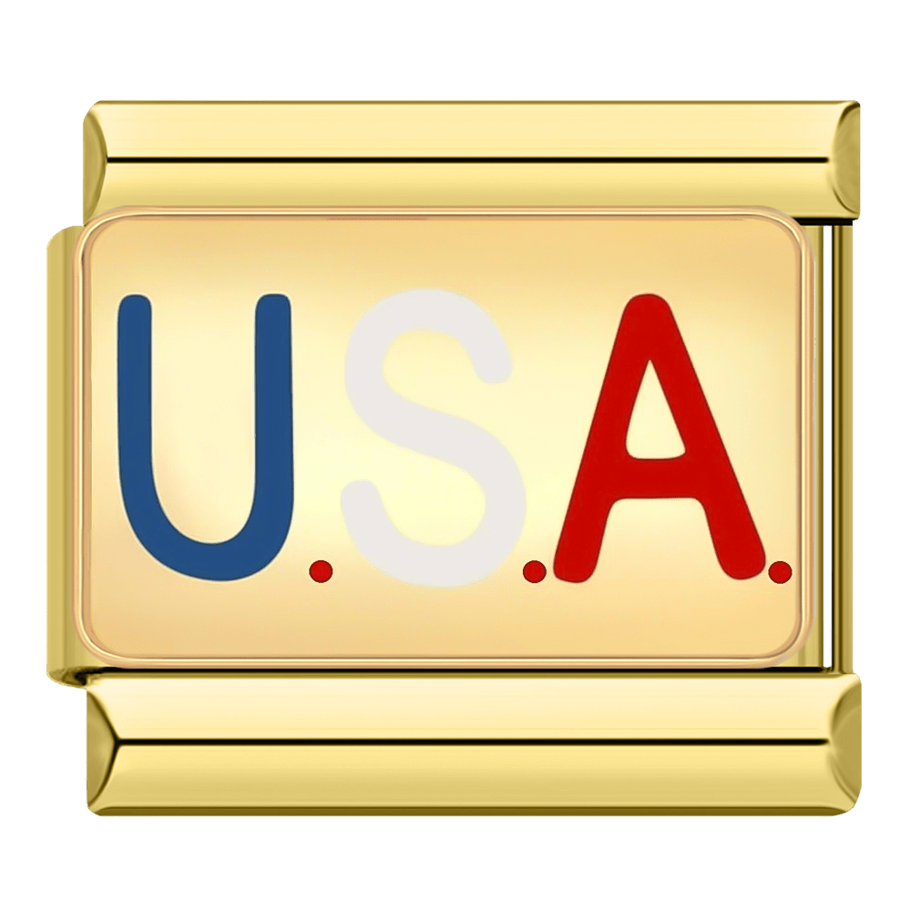 U.S.A - – Italian Charm Bracelet by Charmette