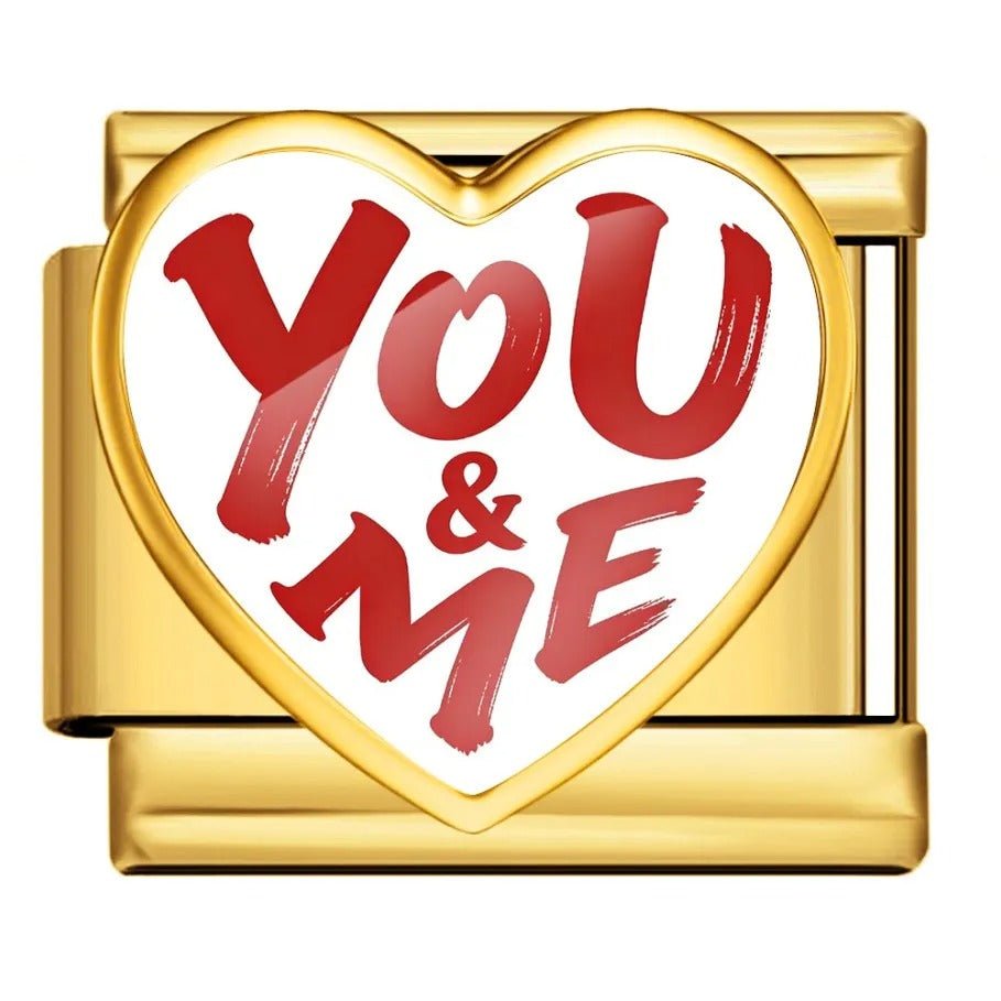 You & Me - โ Italian Charm Bracelet by Charmette