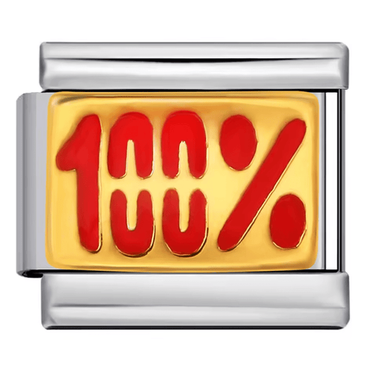 100% 9mm Italian charm compatible with all Italian charm bracelets