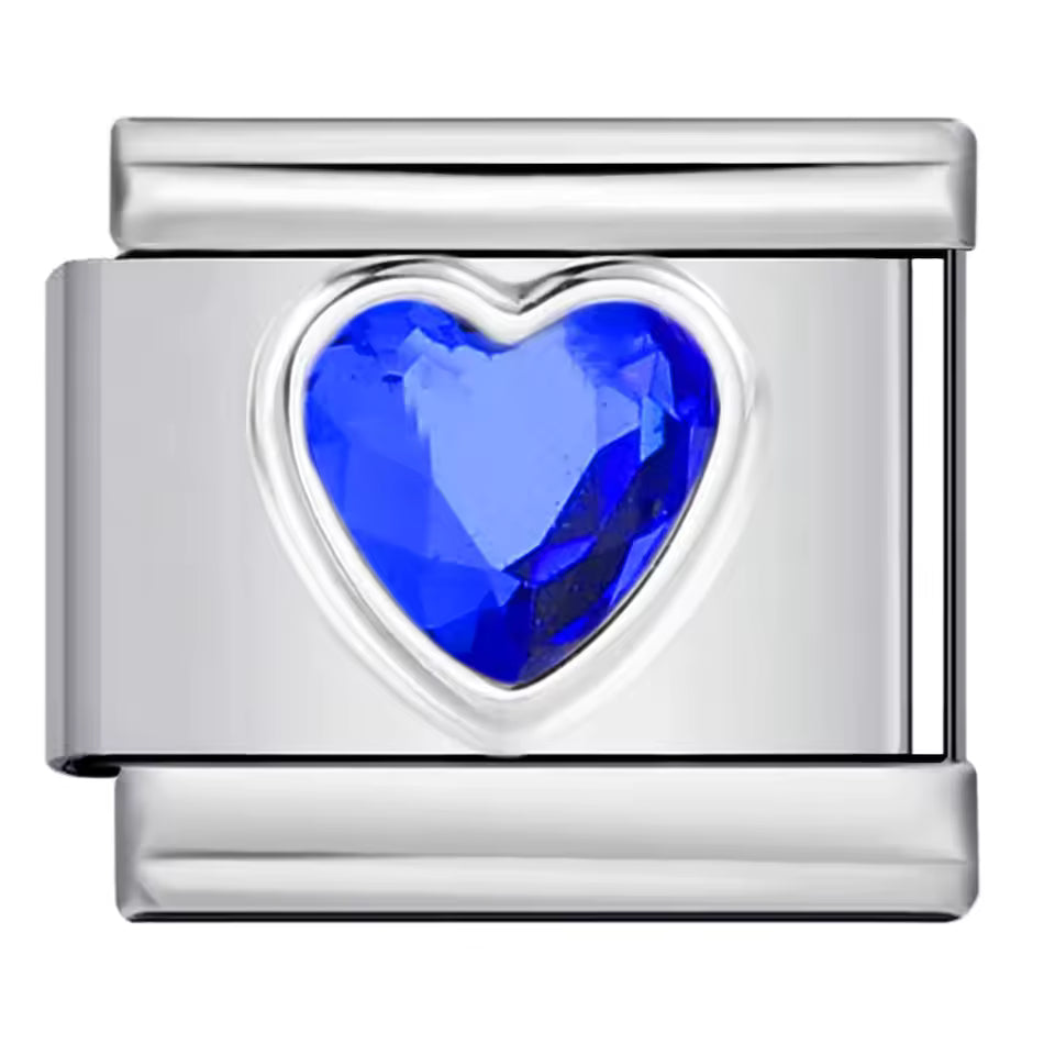 Blue Diamond Heart