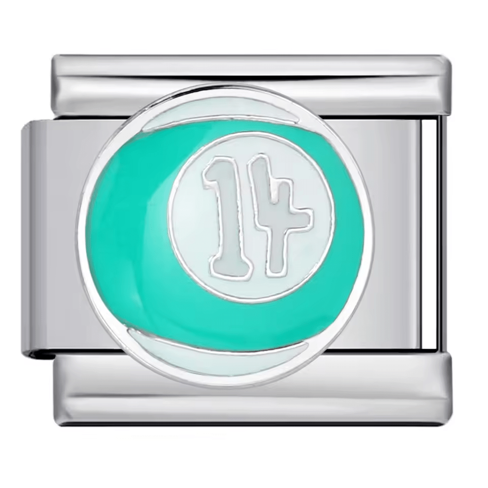 14 Ball 9mm Italian charm compatible with all Italian charm bracelets