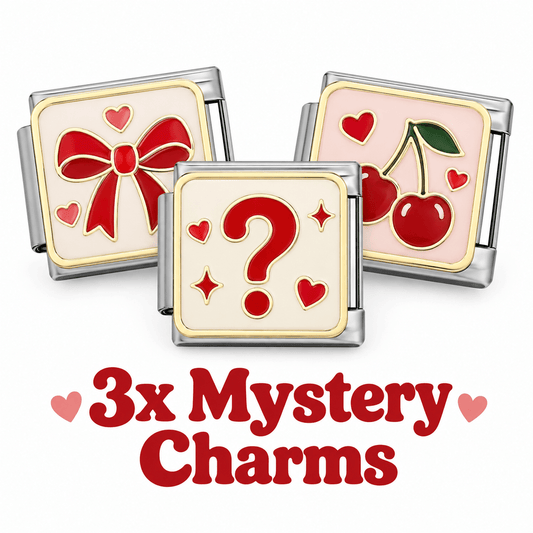 3x Mystery Charms Bundle -– Italian Charm Bracelet by Charmette