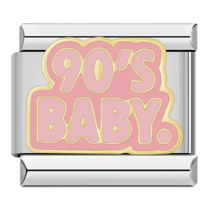 90s baby 9mm Italian charm by Charmette compatible with all Italian charm bracelets