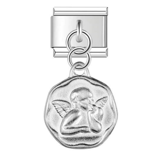 Angel dangle Italian charm 9mm angel charm for Italian charm bracelet