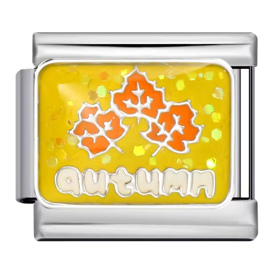 Autumn Italian charm 9mm