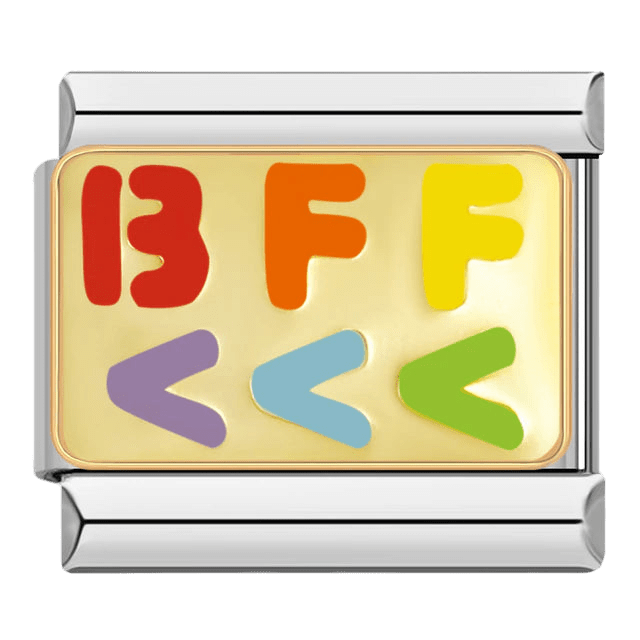 BFF Italian charm 9mm best friends forever charm for Italian charm bracelet