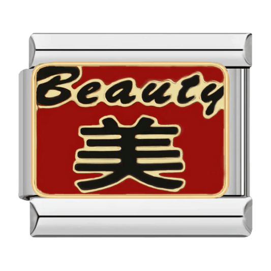 Beauty Italian charm for 9mm Italian charm bracelet on white background
