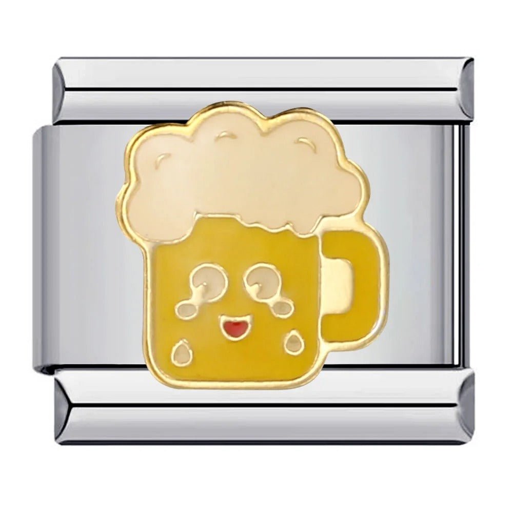 Beer mug Italian charm 9mm beverage design