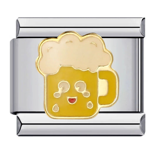 Beer mug Italian charm 9mm beverage design