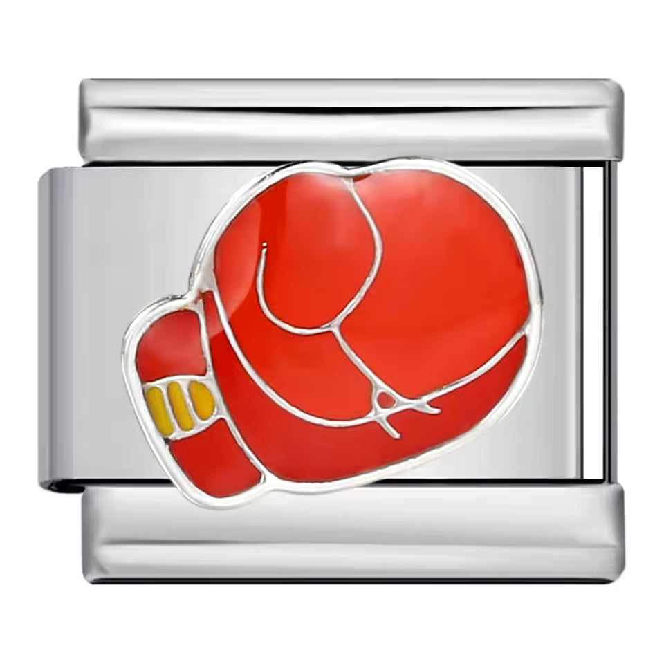 Boxing gloves Italian charm 9mm