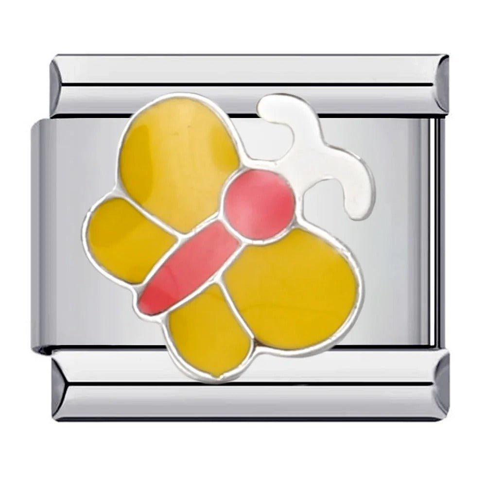 Butterfly Italian charm 9mm colorful butterfly design